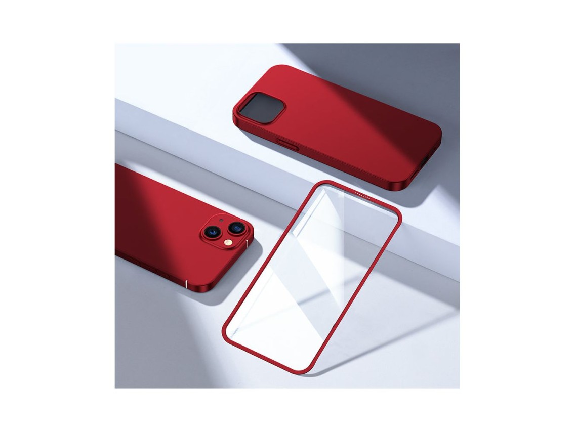 Funda Joyroom 360 completa para iPhone 13 (parte delantera y trasera) + protector de pantalla de vid