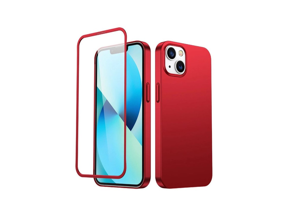 Funda Joyroom 360 completa para iPhone 13 (parte delantera y trasera) + protector de pantalla de vid