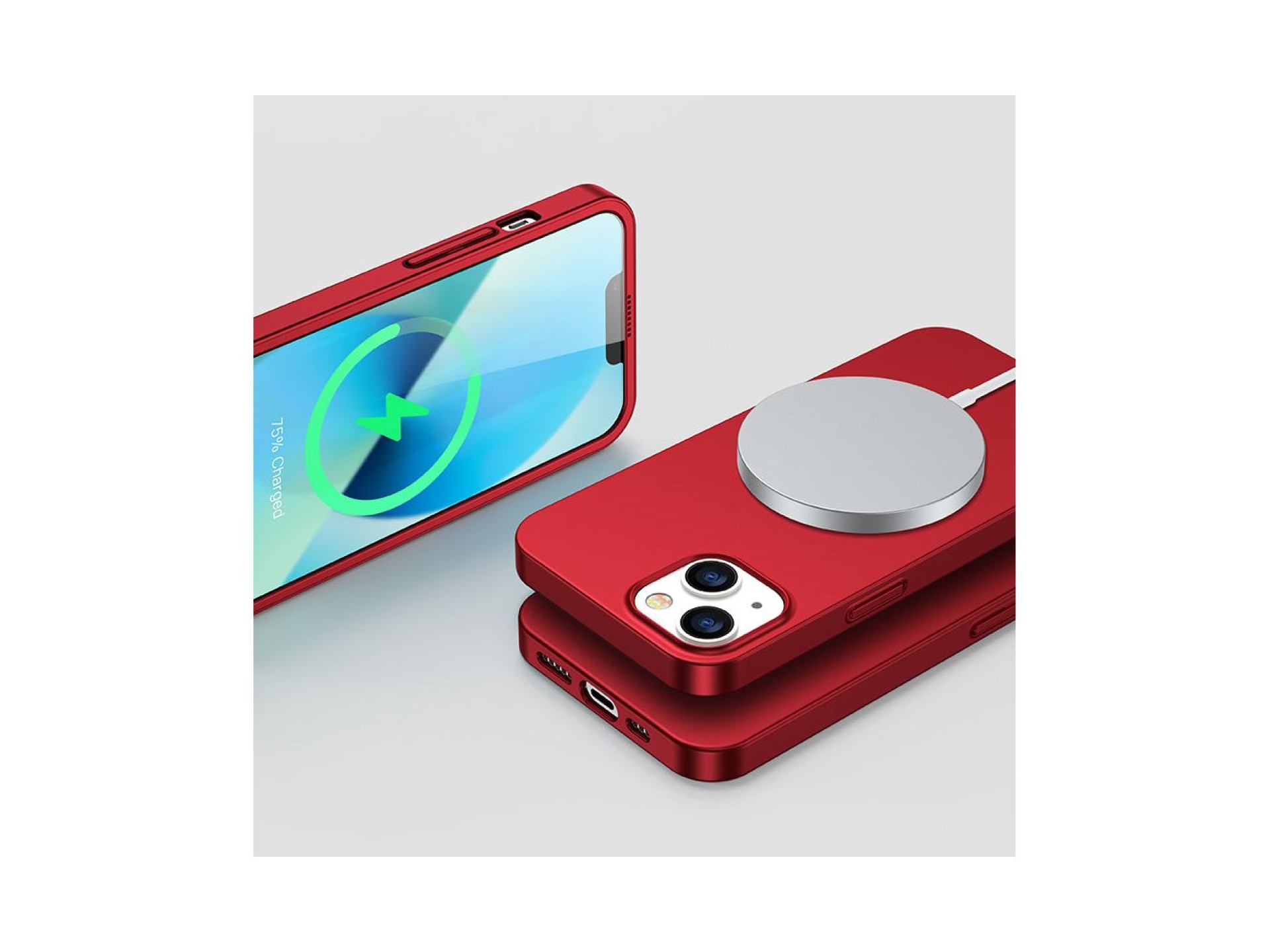 Funda Joyroom 360 completa para iPhone 13 (parte delantera y trasera) + protector de pantalla de vid