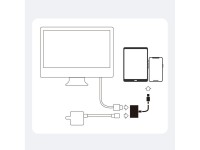 Adaptador Joyroom S-H141 Lightning (macho) - HDMI FullHD 1080p 60Hz (f�mea) / Lightning (f�mea) - br
