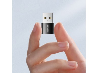 Joyroom adapter from USB Type C (female) to USB (male) 2 pcs. black (S-H152 Black)
