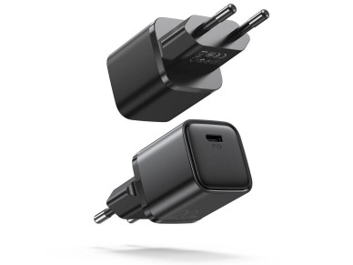 Joyroom fast wall charger USB Type C 20W Power Delivery Quick Charge 3.0 AFC black (L-P202) Joyroom fast wall charger USB Type C 20W Power Delivery Quick Charge 3.0 AFC black (L-P202)