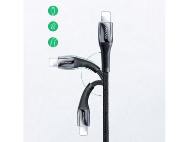 Cable Joyroom S-1224K2 USB-C / Lightning PD 20W 2.4A 1.2m - rojo Cable Joyroom S-1224K2 USB-C / Lightning PD 20W 2.4A 1.2m - rojo