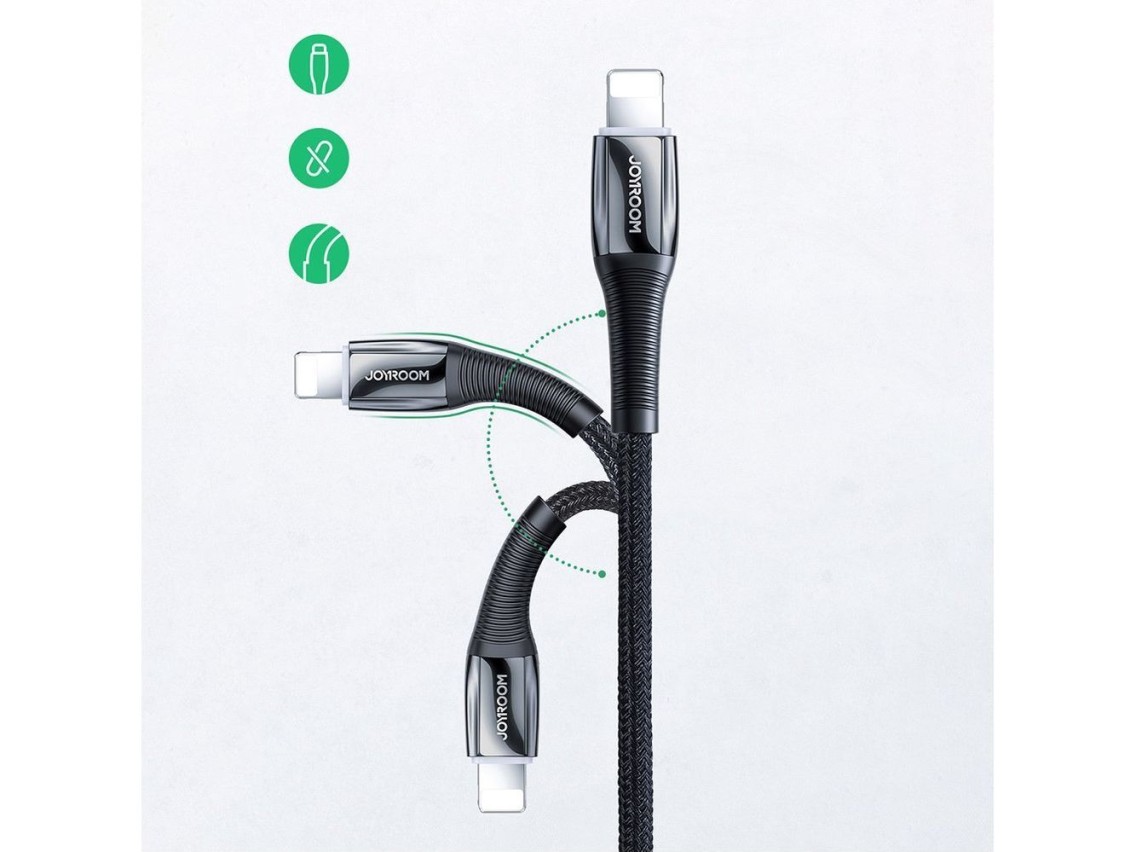 Joyroom S-1224K2 USB-C / Lightning PD cable 20W 2.4A 1.2m - red