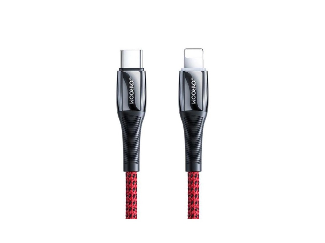 Joyroom S-1224K2 USB-C / Lightning PD cable 20W 2.4A 1.2m - red
