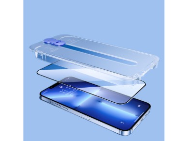 Joyroom Knight glass for iPhone 14 Plus with mounting kit transparent (JR-H11) Joyroom Knight glass for iPhone 14 Plus with mounting kit transparent (JR-H11)