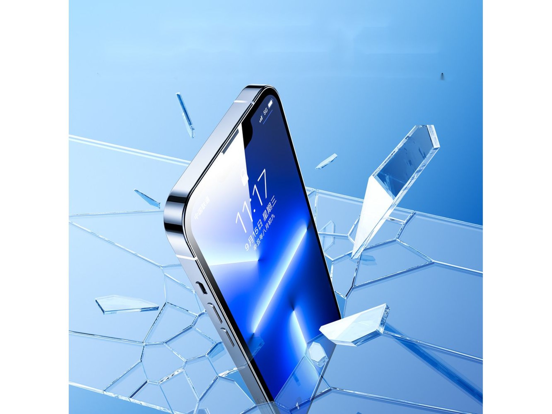 Cristal Joyroom Knight para iPhone 14 Plus con kit de montaje transparente (JR-H11)