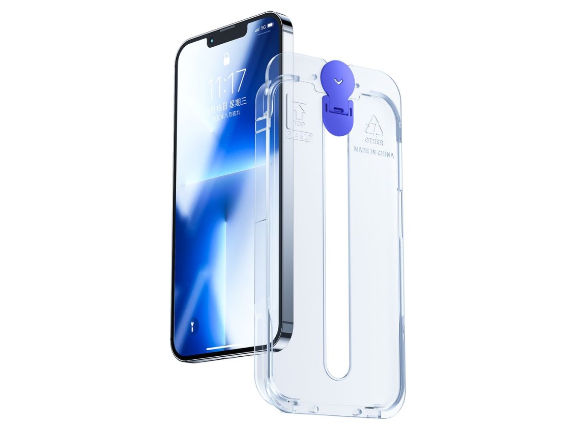 Cristal Joyroom Knight para iPhone 14 Plus con kit de montaje transparente (JR-H11)