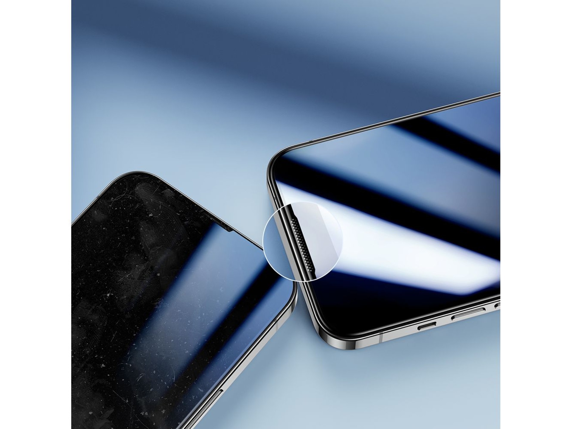 Joyroom Knight 2,5D TG Tempered Glass for iPhone 14 Plus Full Screen with Frame Transparent (JR-H03)
