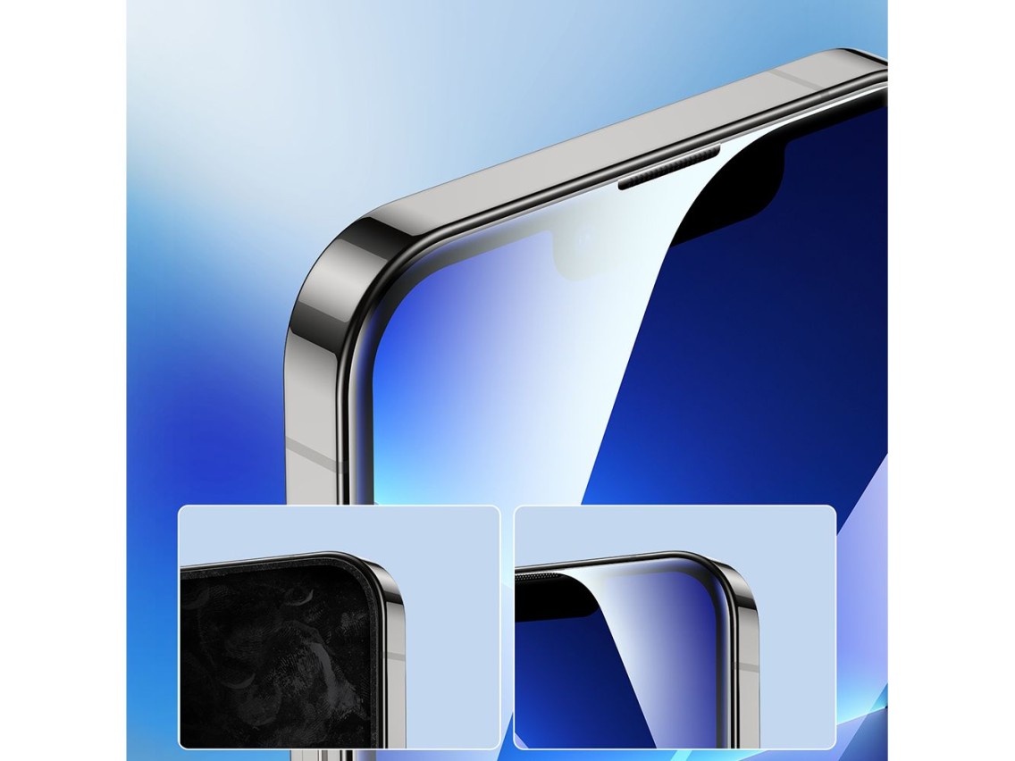 Joyroom Knight 2,5D TG Tempered Glass for iPhone 14 Plus Full Screen with Frame Transparent (JR-H03)