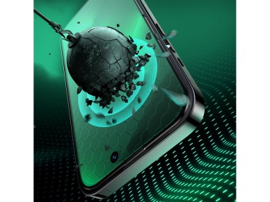 Protector de pantalla Joyroom Knight de cristal verde para iPhone 14 Plus con filtro antiluz azul de Protector de pantalla Joyroom Knight de cristal verde para iPhone 14 Plus con filtro antiluz azul de