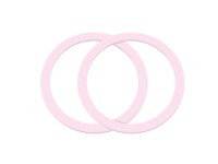 Conjunto de an�is magn�ticos de metal Joyroom para smartphone, 2 unidades, rosa (JR-Mag-M3)