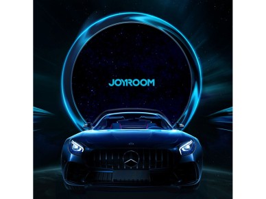 Joyroom car phone holder with 15W Qi inductive charger (MagSafe compatible) for air vent, silver (JR