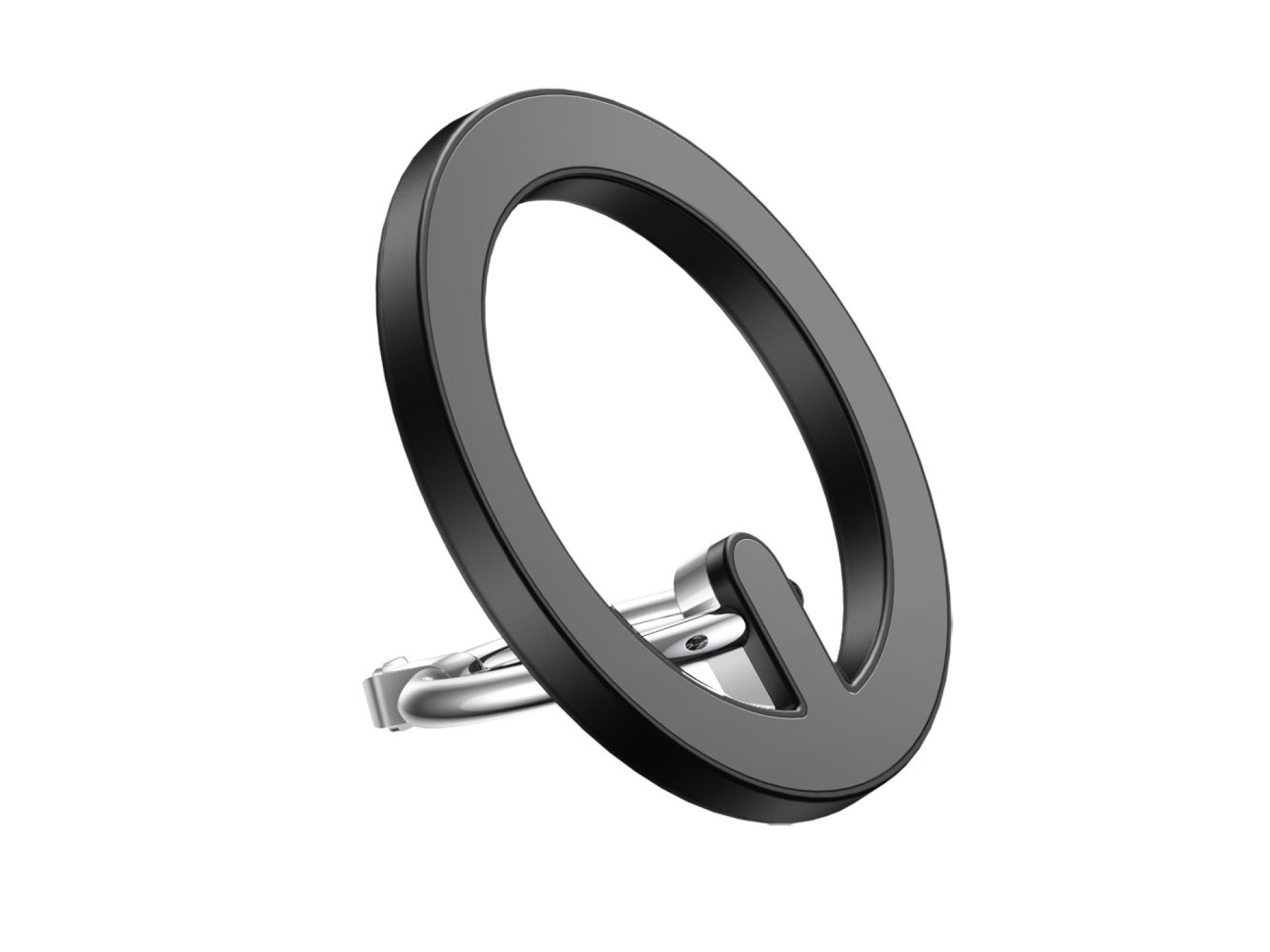 Suporte magnético multifuncional para carro Joyroom com anel para celular, preto (JR-ZS294)