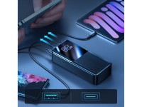 Bateria externa Joyroom 30000mAh 22.5W PD QC3.0 AFC preta (JR-QP193) Bateria externa Joyroom 30000mAh 22.5W PD QC3.0 AFC preta (JR-QP193)