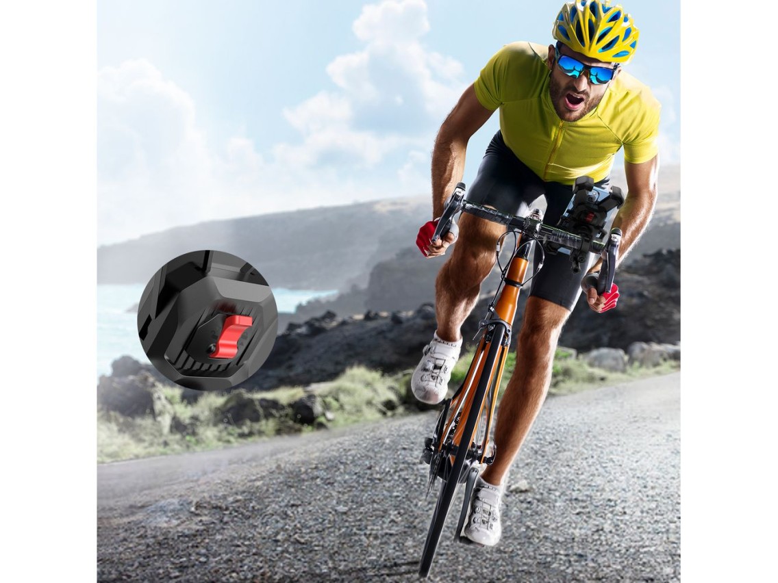 Suporte para celular Joyroom para bicicleta/scooter/motocicleta, preto (JR-ZS288)