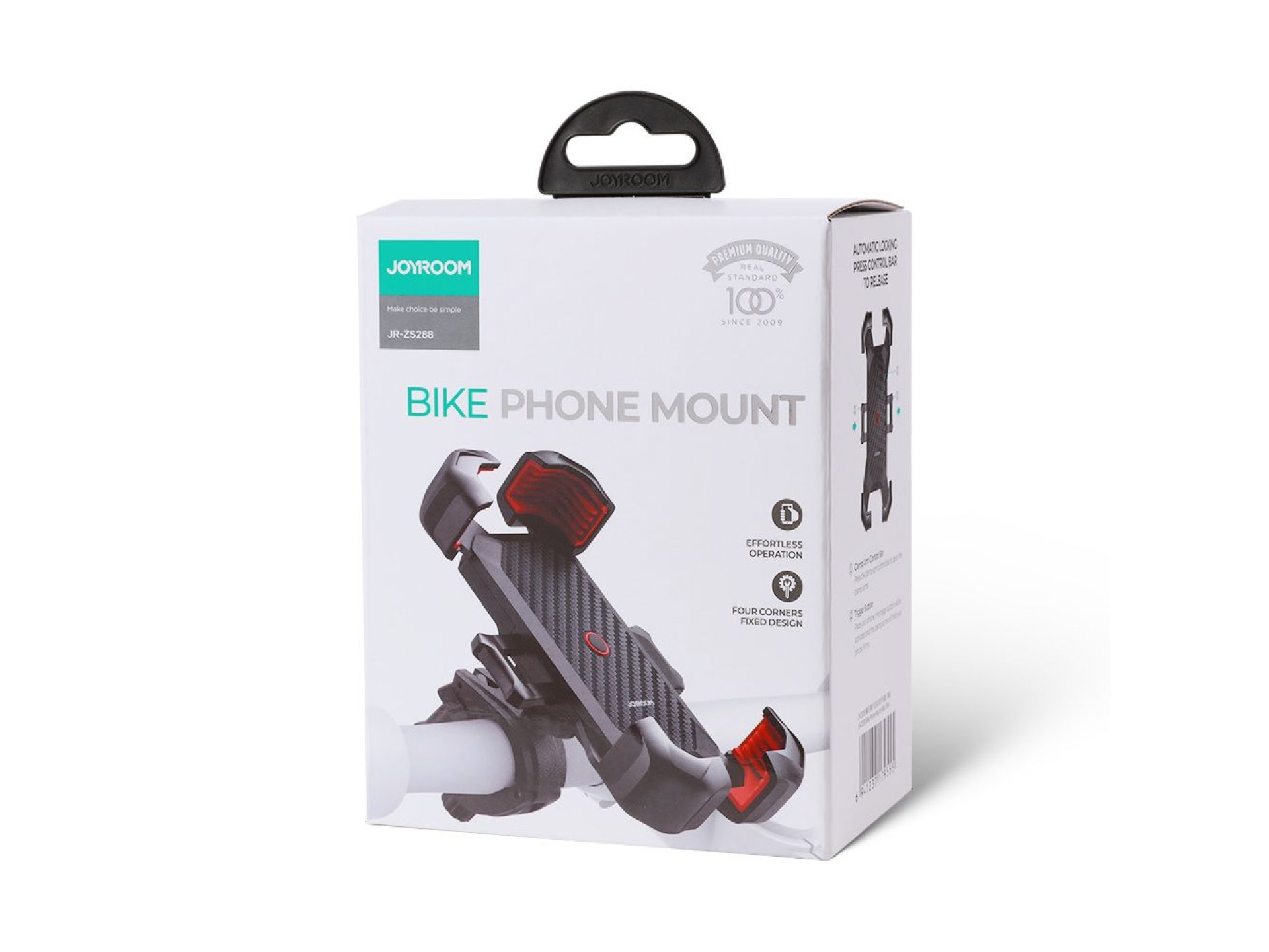 Suporte para celular Joyroom para bicicleta/scooter/motocicleta, preto (JR-ZS288)