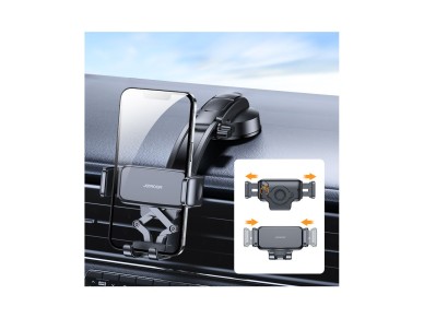 Suporte mecânico para carro Joyroom para cockpit, preto (JR-ZS283) Suporte mecânico para carro Joyroom para cockpit, preto (JR-ZS283)
