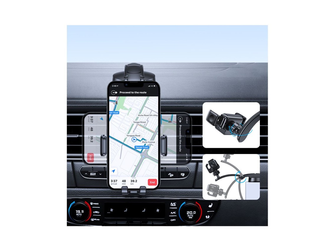 Joyroom mechanical car mount for cockpit black (JR-ZS283)