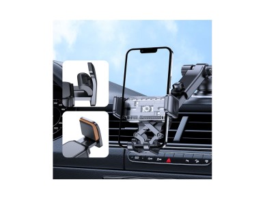 Suporte para smartphone Joyroom para painel de carro, preto (JR-ZS283)