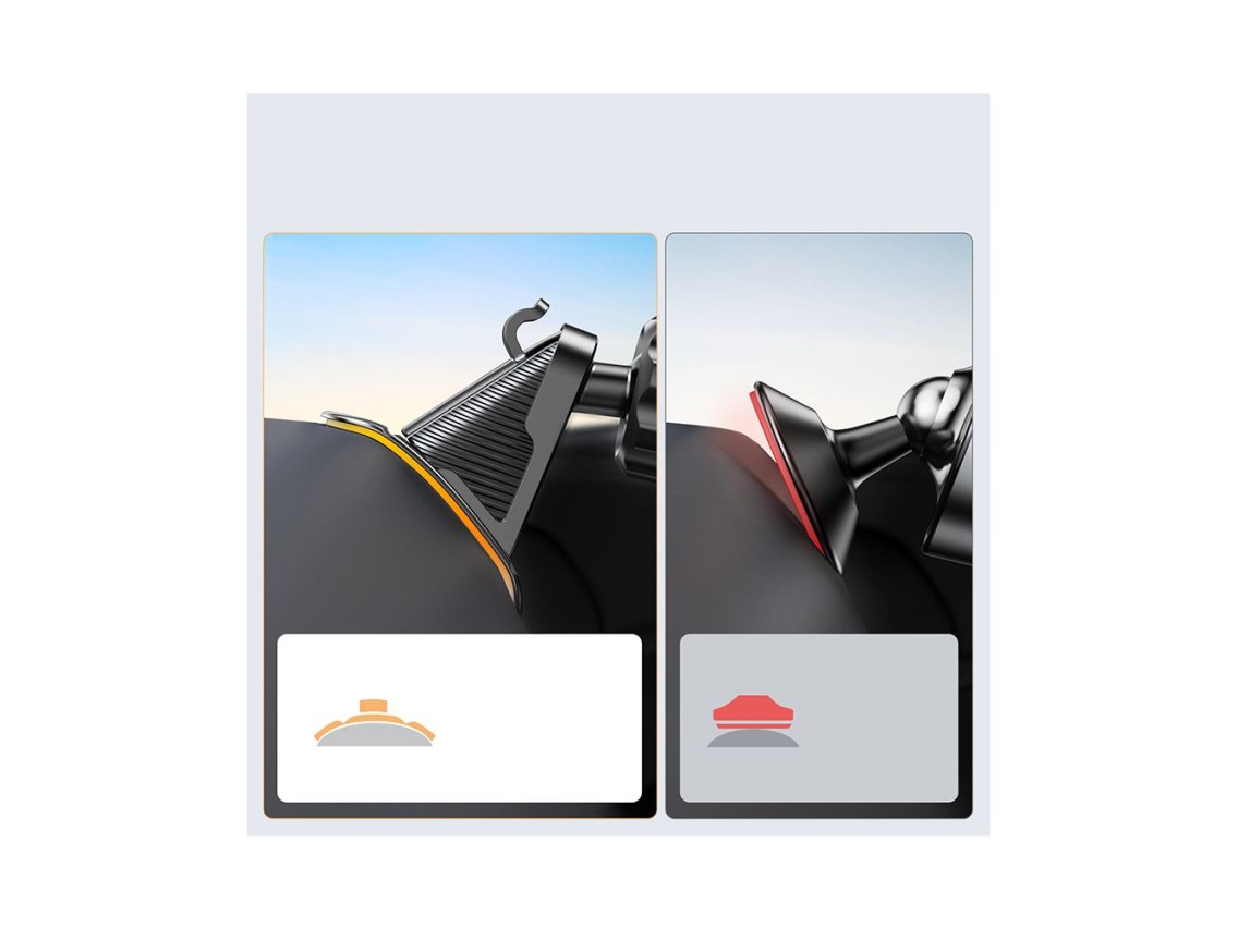 Joyroom magnetic phone holder for dashboard gray (JR-ZS311)