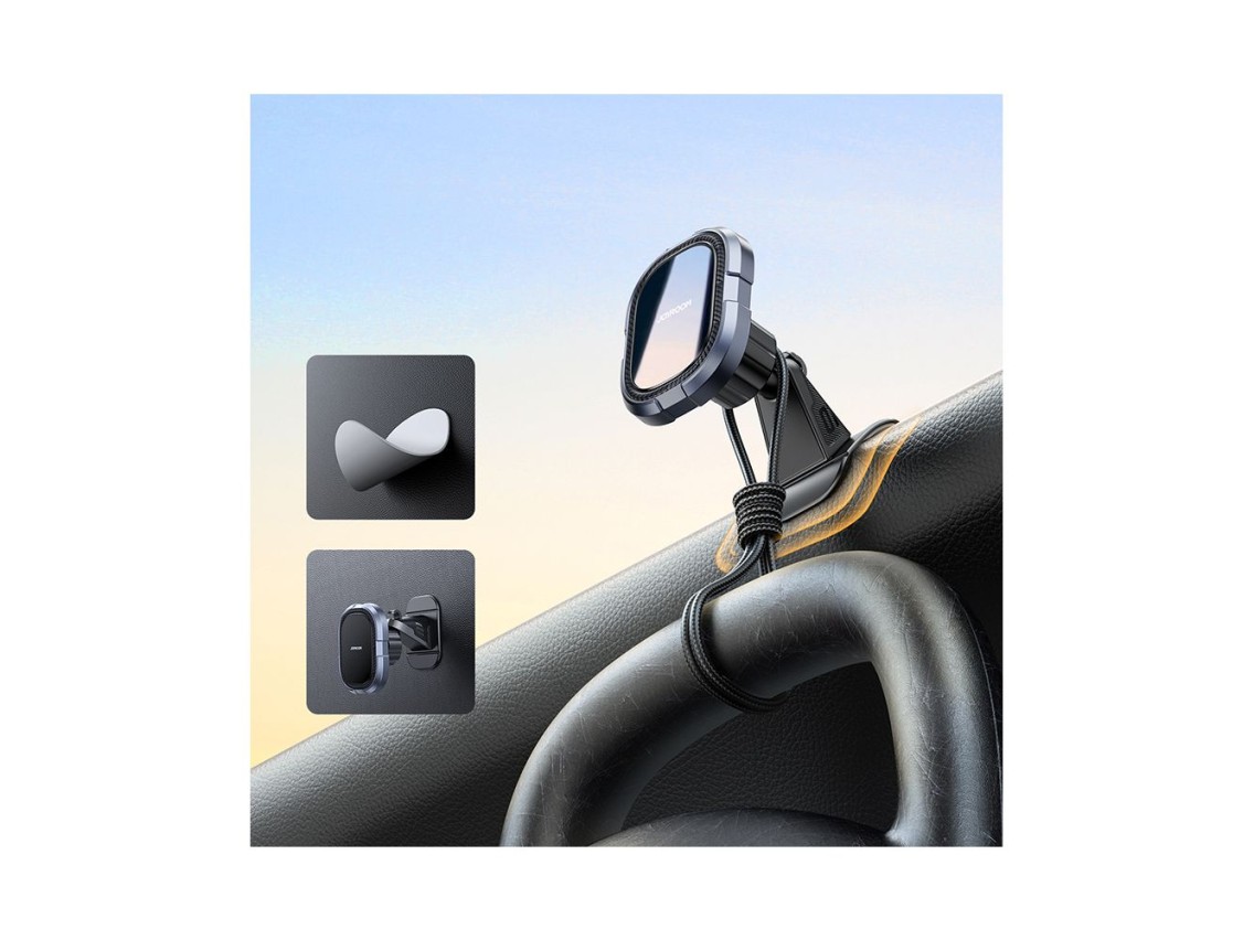 Joyroom magnetic phone holder for dashboard gray (JR-ZS311)