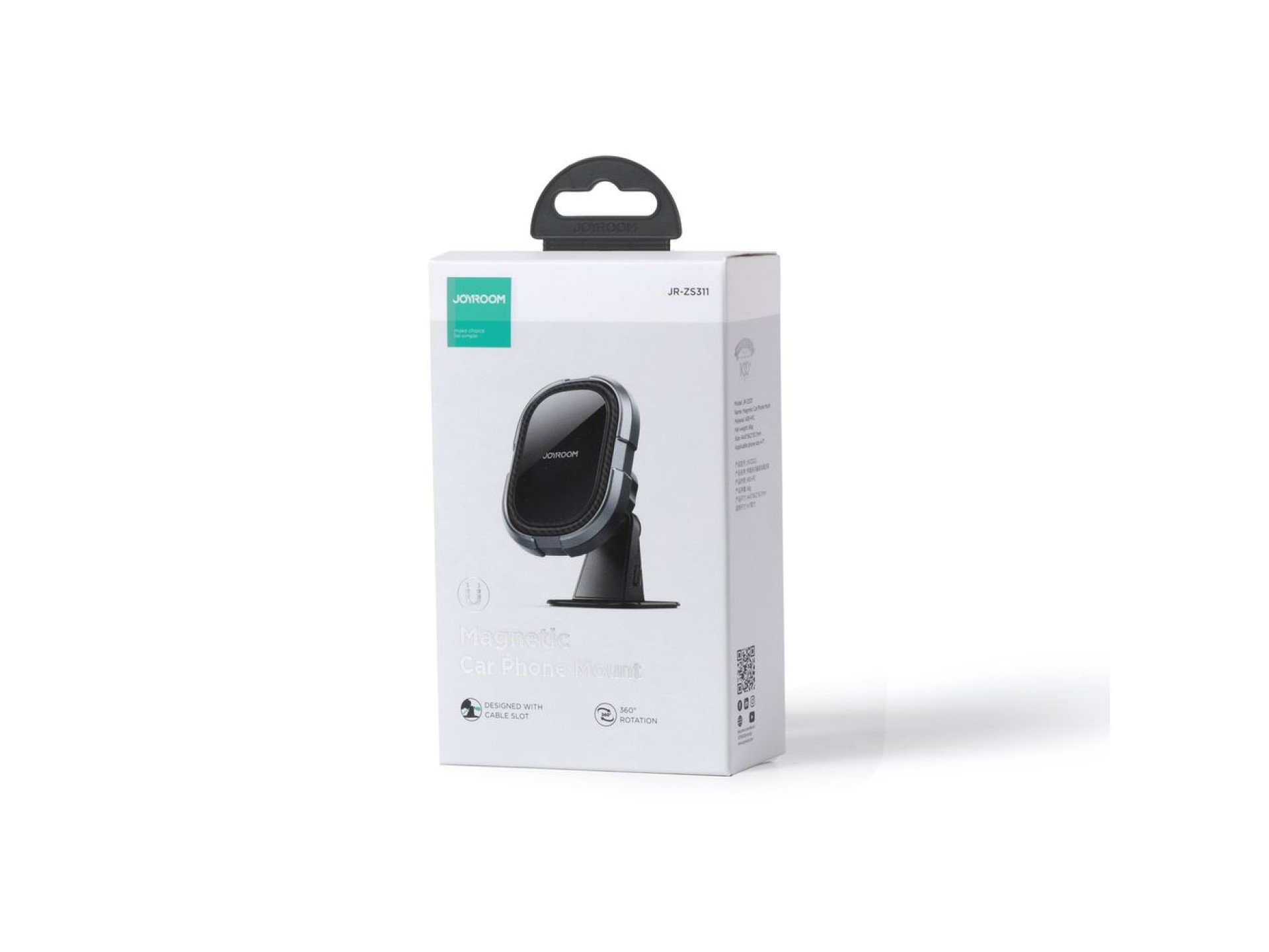 Joyroom magnetic phone holder for dashboard gray (JR-ZS311)