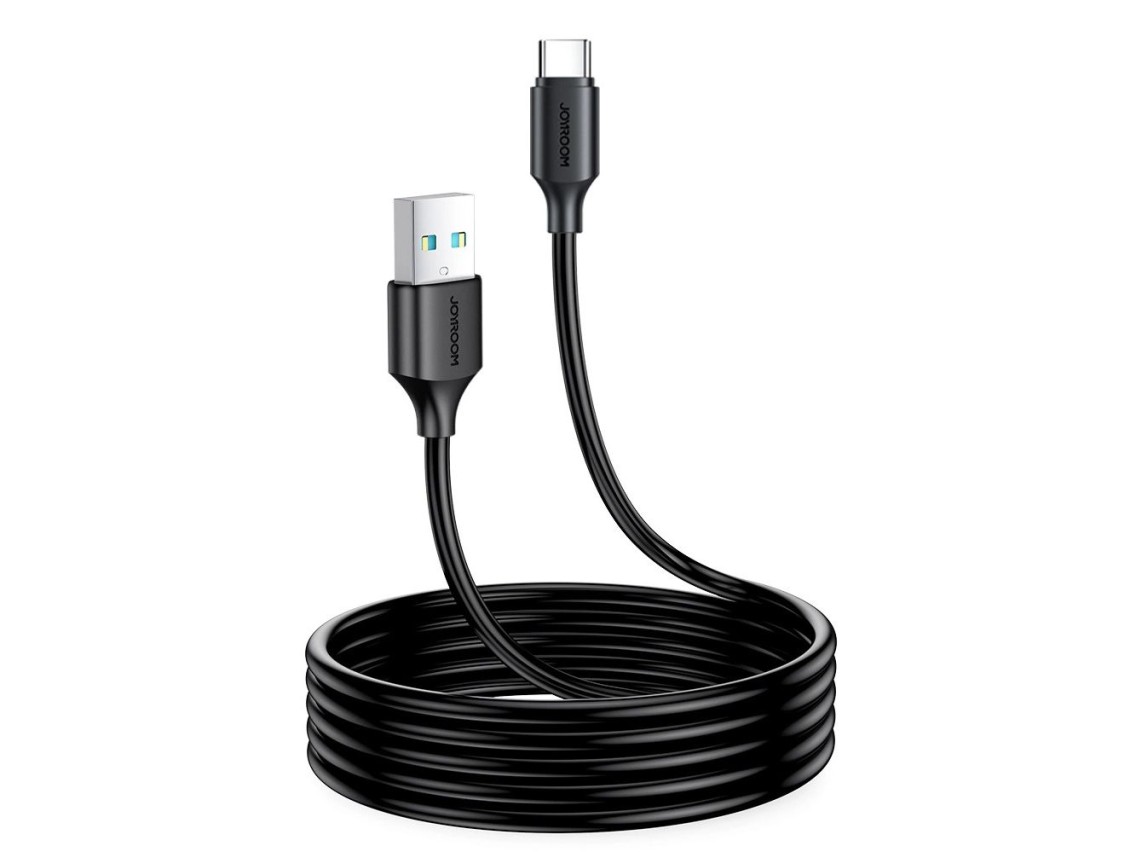 Cabo USB-A/USB-C Joyroom Long-Lasting Series A9 3A 2m - preto