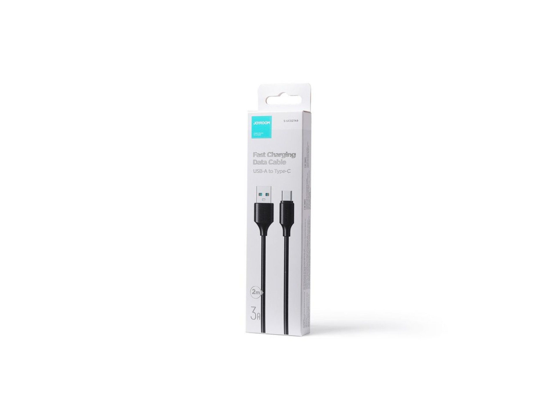 Cabo USB-A/USB-C Joyroom Long-Lasting Series A9 3A 2m - preto