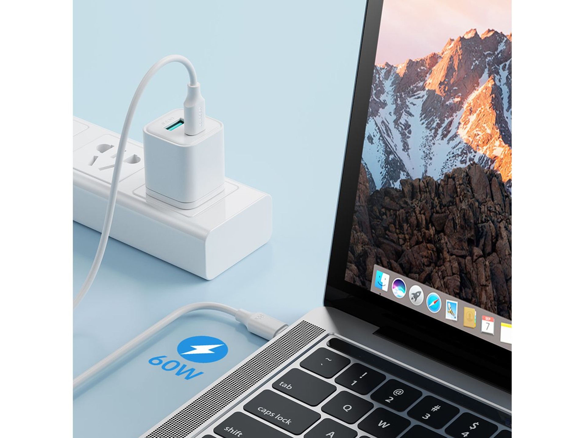 Cabo USB-C/USB-C PD QC Joyroom Long-Lasting Series A9, 60 W, 3 A, 1 m - preto