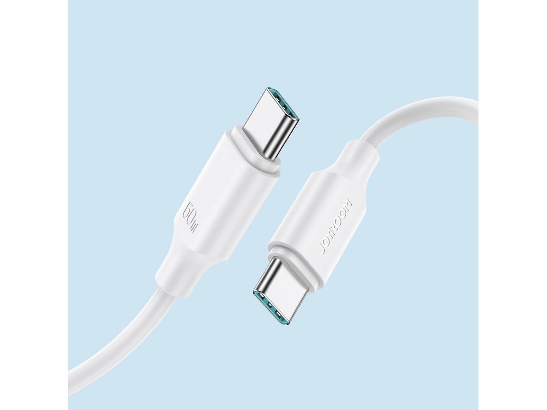 Cabo USB-C/USB-C PD QC Joyroom Long-Lasting Series A9, 60 W, 3 A, 1 m - preto