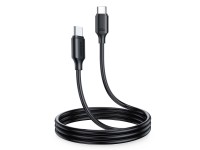 Cabo USB-C/USB-C PD QC Joyroom Long-Lasting Series A9, 60 W, 3 A, 1 m - preto Cabo USB-C/USB-C PD QC Joyroom Long-Lasting Series A9, 60 W, 3 A, 1 m - preto
