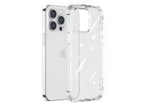 Capa protetora Joyroom Defender Series para iPhone 14, com suporte e gancho, transparente (JR-14H1) Capa protetora Joyroom Defender Series para iPhone 14, com suporte e gancho, transparente (JR-14H1)