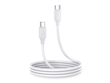 Joyroom Long-Lasting Series A9 USB-C / USB-C PD QC cable 60W 3A 1m - white Joyroom Long-Lasting Series A9 USB-C / USB-C PD QC cable 60W 3A 1m - white