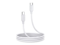 Cabo USB-C/USB-C PD QC Joyroom Long-Lasting Series A9, 60 W, 3 A, 1 m - branco Cabo USB-C/USB-C PD QC Joyroom Long-Lasting Series A9, 60 W, 3 A, 1 m - branco