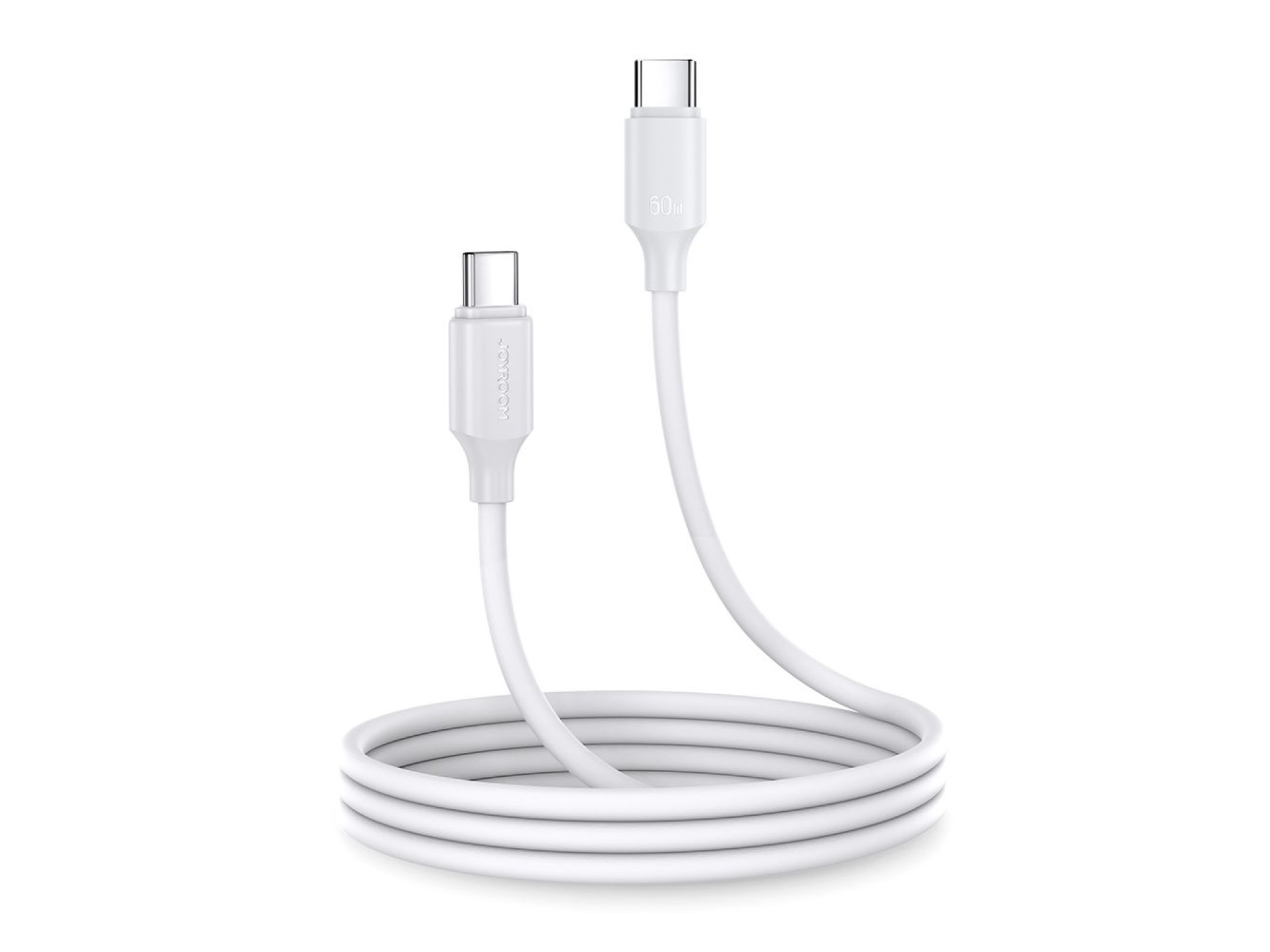 Cabo USB-C/USB-C PD QC Joyroom Long-Lasting Series A9, 60 W, 3 A, 1 m - branco