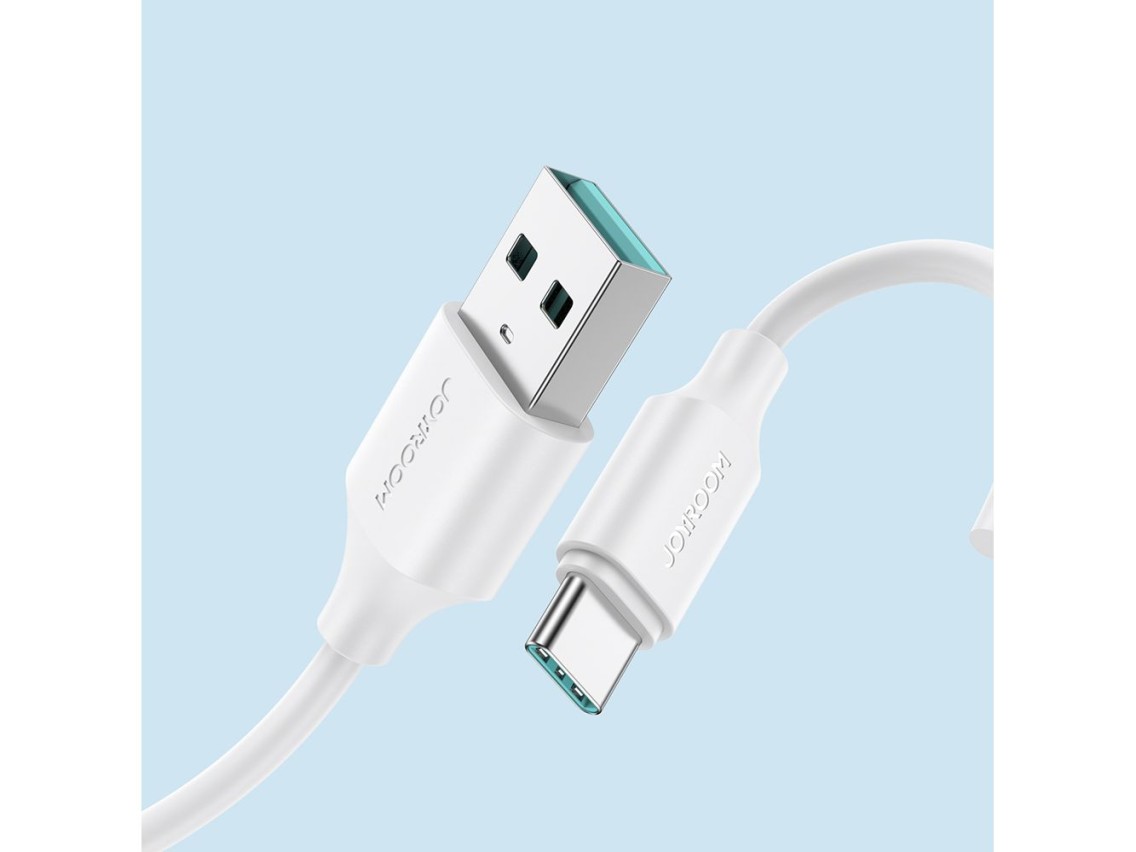 Cable USB-A/USB-C de 3 A de larga duración Joyroom Serie A9, 1 m - blanco