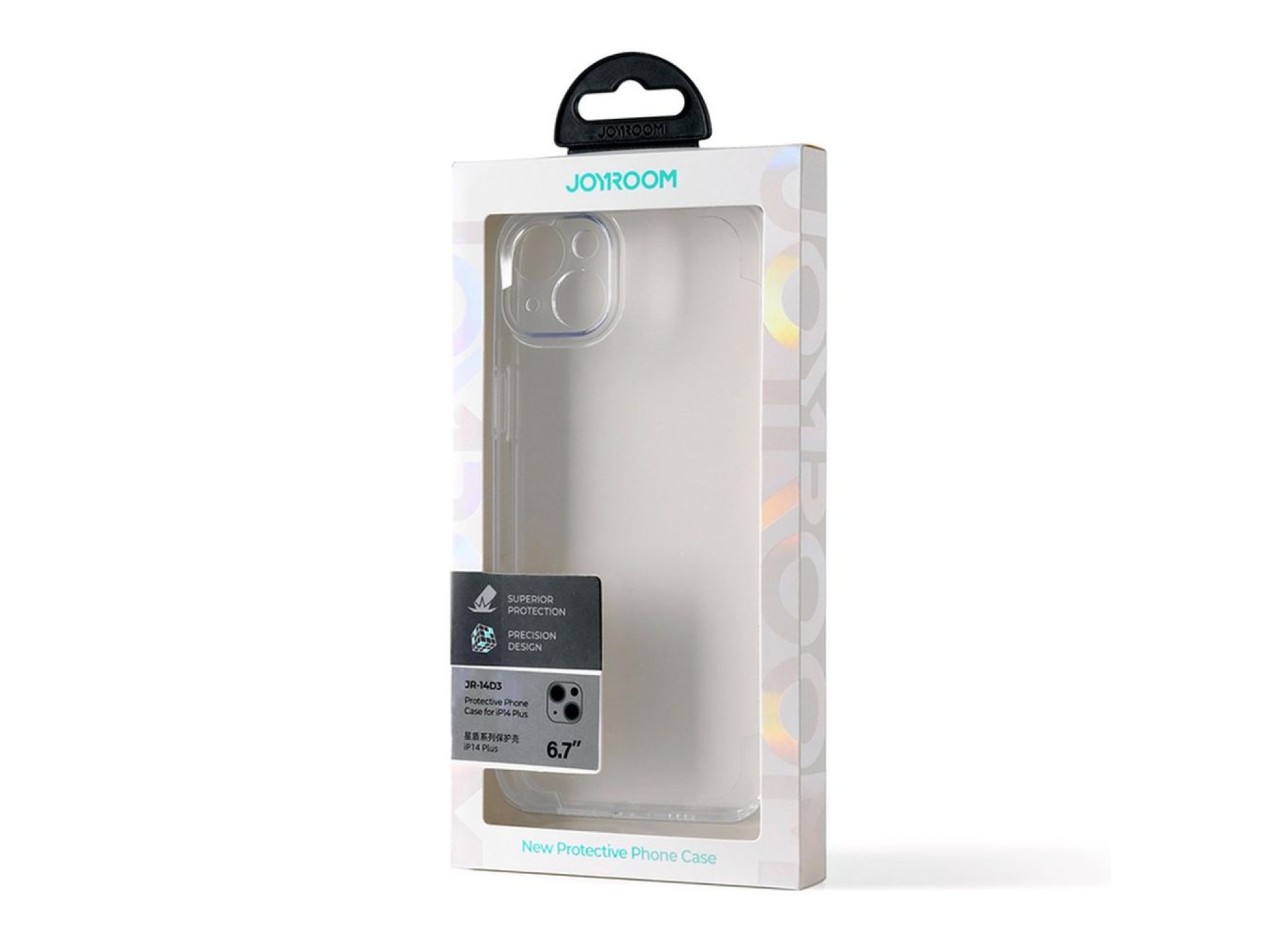 Capa Joyroom 14D para iPhone 14 Plus, resistente e transparente (JR-14D3)