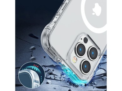 Capa magnética Joyroom Magnetic Defender para iPhone 14 Plus, capa blindada com suporte e ganchos, t Capa magnética Joyroom Magnetic Defender para iPhone 14 Plus, capa blindada com suporte e ganchos, t