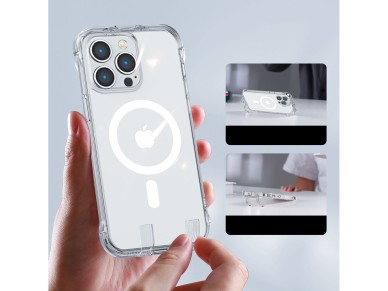 Capa magnética Joyroom Magnetic Defender para iPhone 14 Plus, capa blindada com suporte e ganchos, t Capa magnética Joyroom Magnetic Defender para iPhone 14 Plus, capa blindada com suporte e ganchos, t