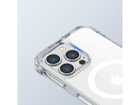 Joyroom Magnetic Defender Magnetic Case for iPhone 14 Plus Armored Case with Hooks Stand Clear (MagS Joyroom Magnetic Defender Magnetic Case for iPhone 14 Plus Armored Case with Hooks Stand Clear (MagS