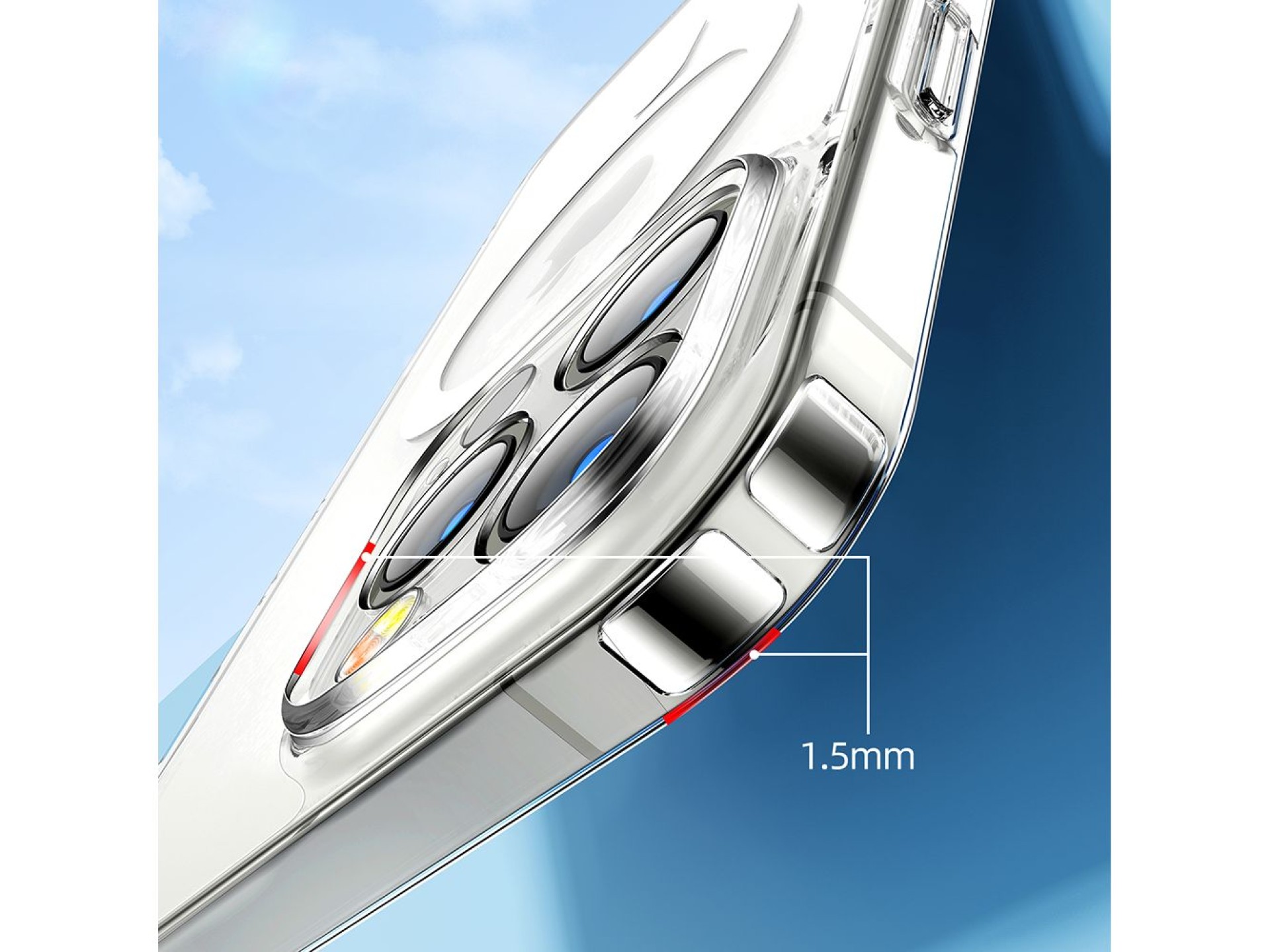 Joyroom 14D Magnetic Case Magnetic Case for iPhone 14 Plus Compatible with MagSafe transparent (JR-1
