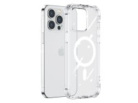 Joyroom Magnetic Defender Magnetic Case for iPhone 14 Plus Armored Case with Hooks Stand Clear (MagS Joyroom Magnetic Defender Magnetic Case for iPhone 14 Plus Armored Case with Hooks Stand Clear (MagS