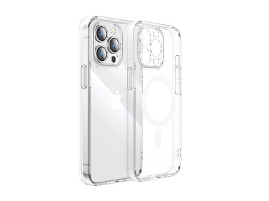 Capa magnética Joyroom 14D para iPhone 14 Plus compatível com MagSafe, transparente (JR-14D7) Capa magnética Joyroom 14D para iPhone 14 Plus compatível com MagSafe, transparente (JR-14D7)