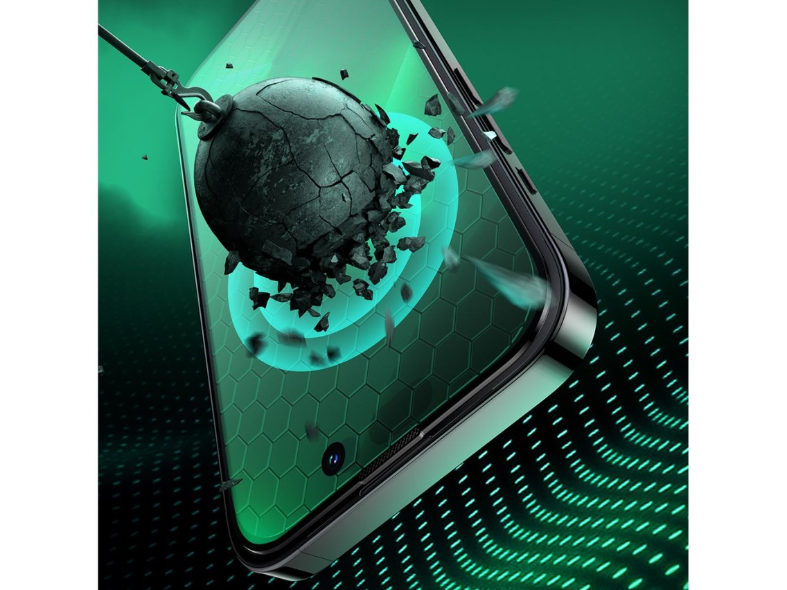 Joyroom Knight Green Glass for iPhone 14 Pro Max with Full Screen Anti Blue Light Filter (JR-G04)