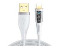 Joyroom Star-Cloud Series A3 USB-A / Lightning Cable 2.4A 1.2m with Smart Switch - White