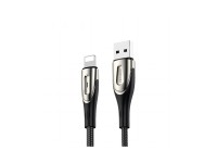 Cable USB-A/Lightning 3A Joyroom Sharp Series S-M411 de 1,2 m con indicador de carga - Negro