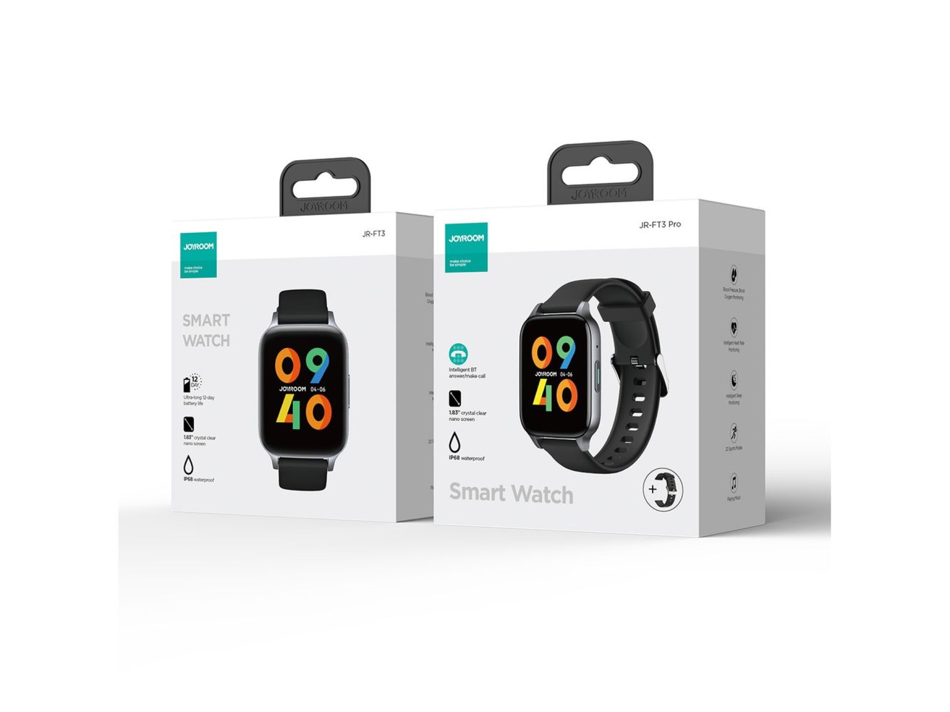 Relógio inteligente Joyroom Fit-Life JR-FT3 Pro com função de atendimento de chamadas / Bluetooth 5.