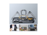 Capa Joyroom Dual Hinge para iPhone 14 Pro, capa reforçada com suporte e anel de fixação, preta. Capa Joyroom Dual Hinge para iPhone 14 Pro, capa reforçada com suporte e anel de fixação, preta.