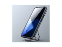 Capa Joyroom Dual Hinge para iPhone 14 Pro, capa reforçada com suporte e anel de fixação, preta. Capa Joyroom Dual Hinge para iPhone 14 Pro, capa reforçada com suporte e anel de fixação, preta.